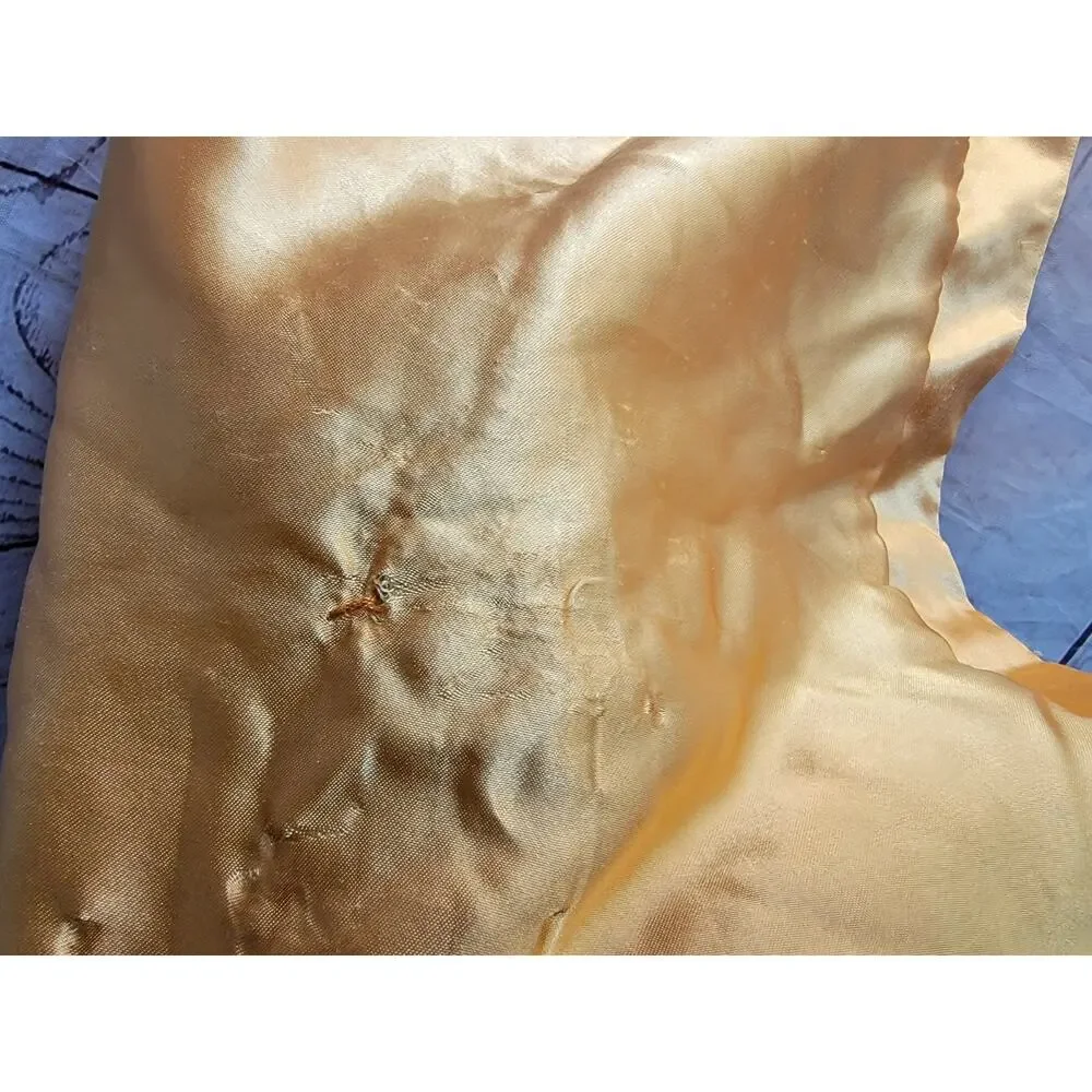 Cloud Island Brown Golden Doodle Puppy Dog Security Blanket Satin Lovey 14”